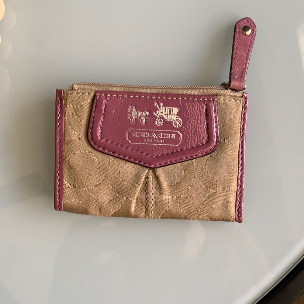 Coach coin wallet